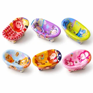 Printed Mini Bathtub Acrylic Beads representative appearance