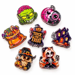 Halloween Printed Acrylic Bead Mix representative appearance