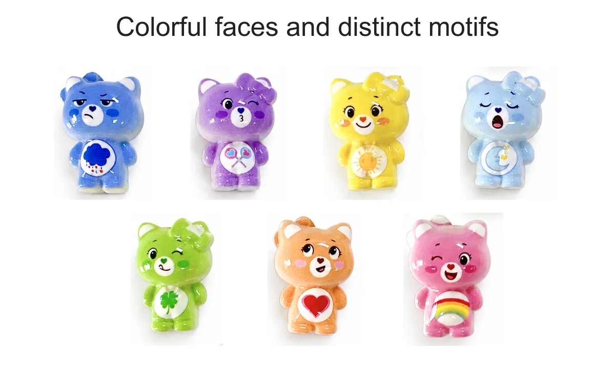 Distinct faces and belly motifs
